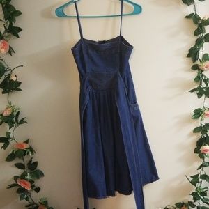 Nordstrom Just for Wraps denim dress 3 4